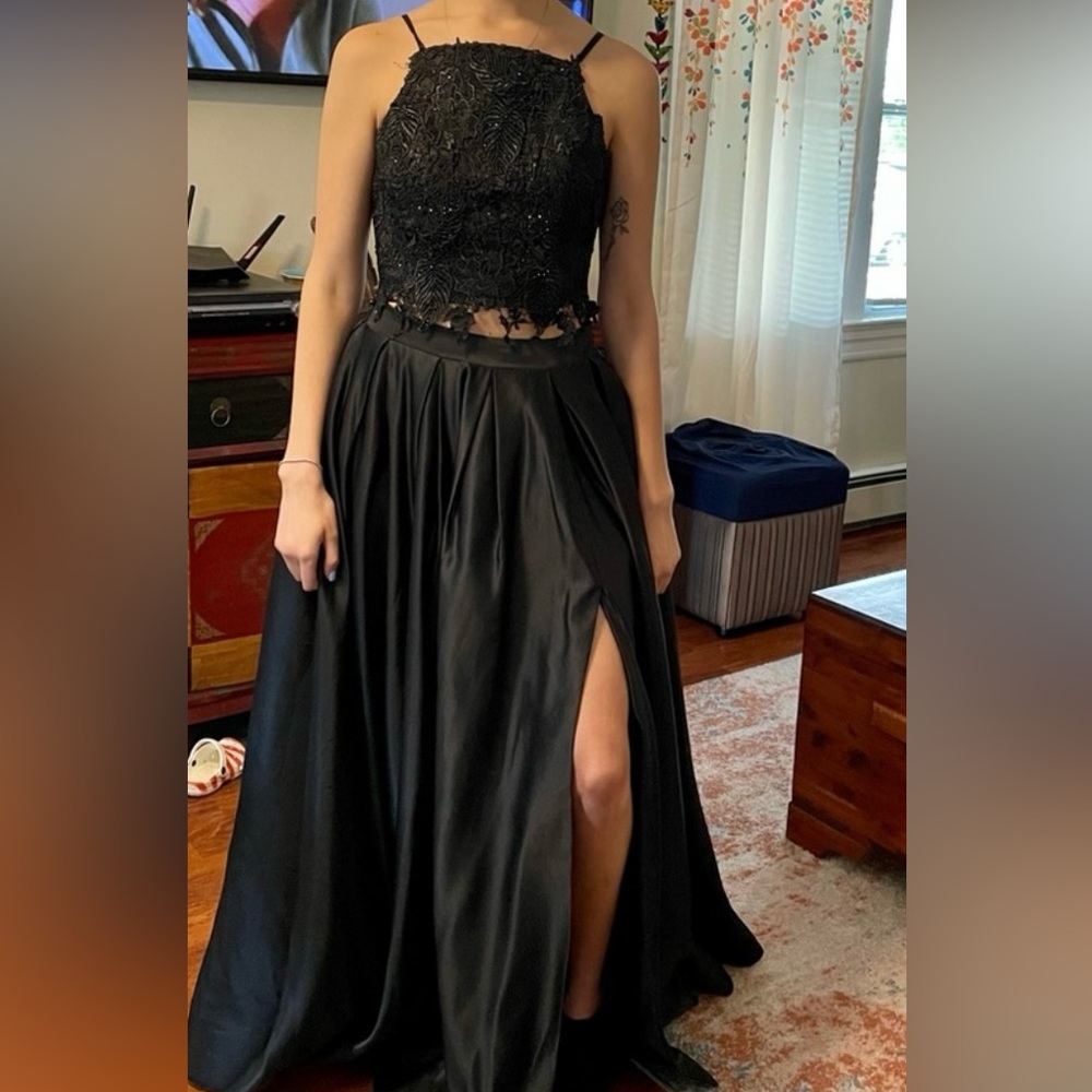 Prom, formal 2 piece gown